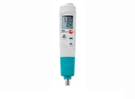Produktfoto 1 von Testo 206-pH3 Batterie pH Messgerät, ±0.02 pH max., 0.01 pH, 14 pH max., 80 °C max