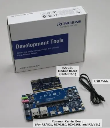 Produktfoto 1 von Renesas Electronics EVAL-Platine RZZ/G2LC Mikroprozessor, Evaluierungskit Evaluierungskit G2L