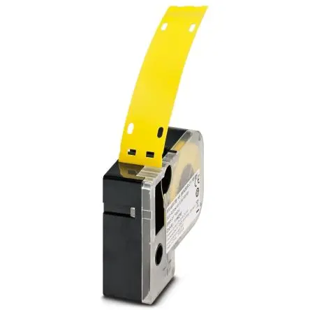 Produktfoto 1 von Phoenix Contact MM-WMTB HF (55X25)R C1 YE/BK Kabelmarkierung, Schwarz, Gelb, Ø 6 mm - 115 mm, 26 mm x 75mm