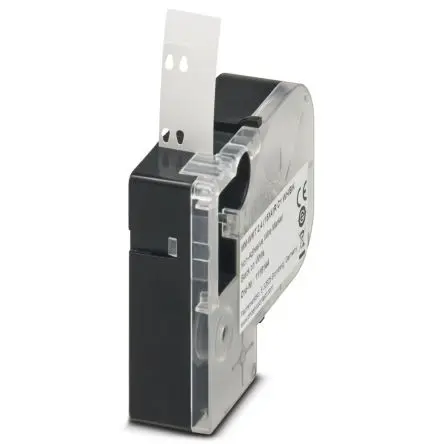 Produktfoto 1 von Phoenix Contact 4 (15X4)R C1 WH/BK, MM-WMT 2 Kabelmarkierung Aufschiebbar Weiß, Ø 1 mm - 2.4 mm, 4.2 mm x 29.3mm