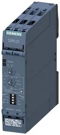 Produktfoto 1 von Siemens Überwachungsrelais 1-phasig, 1-poliger Umschalter DIN-Hutschiene