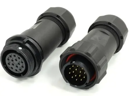 RS PRO SP21 21 mm Rundsteckverbinder Stecker, Buchse 15-polig Stecker/Buchse 30A Kabel IP68