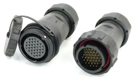 Produktfoto 1 von RS PRO SP29 29 mm Rundsteckverbinder Stecker, Buchse 35-polig Stecker/Buchse 5A Kabel IP68