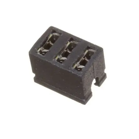 Produktfoto 1 von Wurth Elektronik WR-PHD Schwarz Jumper Buchse 3-polig, Raster 2.54 mm 1-reihig