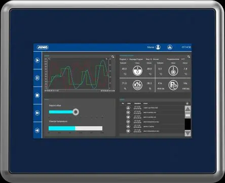 Produktfoto 1 von Jumo, variTRON eX710, HMI-Bediengerät, TFT, 1280 x 800 pixel, 10.1 Zoll