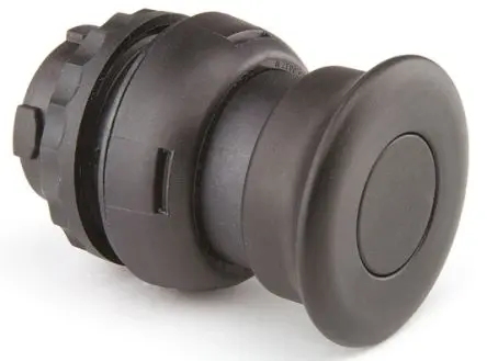 Produktfoto 1 von Bartec ComEx Drucktastenkopf Ø 22 mm, Schwarz Tastend Rund ATEX Kunststoff