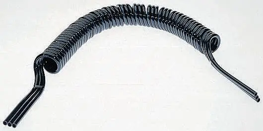 Produktfoto 1 von SMC 1 m TCU Polyurethan Spiralschlauch Schwarz, Innen-Ø 2.5 mm 60 °C