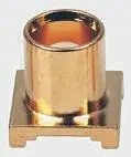 Produktfoto 1 von Radiall MCX Buchse Koaxialsteckverbinder MCX-Steckverbinder, Oberfläche, 75 Ω Lot, Standard, gewinkelt