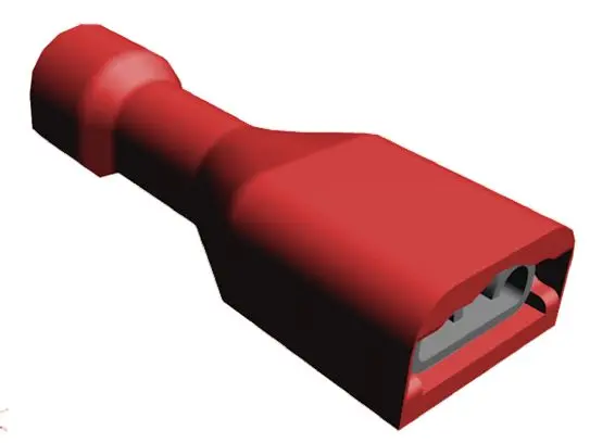 Produktfoto 1 von TE Connectivity Ultra-Fast Plus .187 Flachsteckhülse, Rot, Isoliert, 4.75 x 0.51 mm, Buchse, 22 AWG min, 18 AWG