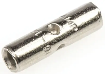 Produktfoto 1 von TE Connectivity STRATO-THERM Spleißverbinder, Scharnier Unisoliert, Ø 4.19 mm Nickel, Ges.L 14.4mm, 16 AWG max.