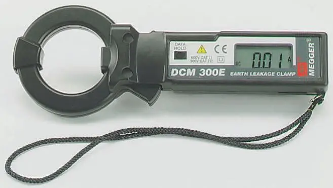 Produktfoto 1 von Megger DCM300E Stromzange Leckstrommesszange 300 A ac CAT III, CAT