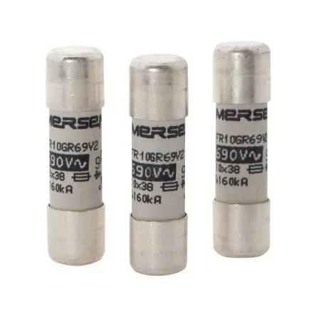 Produktfoto 1 von Mersen Ferrule fuse-links Patronensicherung gG / 6A 10 x 38 mm 400V ac Keramik