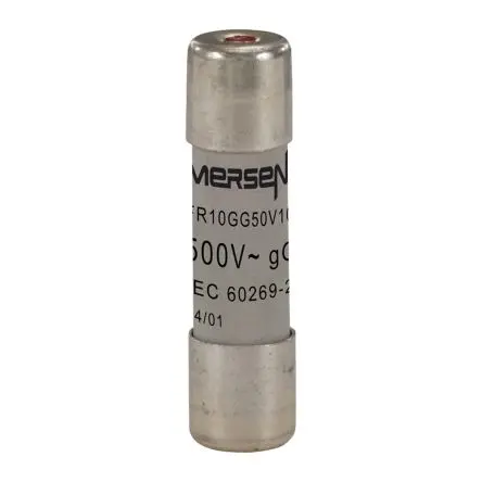 Produktfoto 1 von Mersen DS-LFCY10GG-07-0516_EN Patronensicherung gG / 10A 10 x 38 mm 690V ac Keramik Niederspannungs-IEC-Sicherung