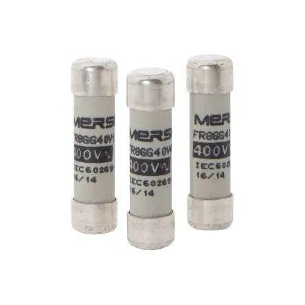 Produktfoto 1 von Mersen Ferrule fuse-links Patronensicherung gG / 2A 8.5 x 31.5 mm 400V ac Keramik