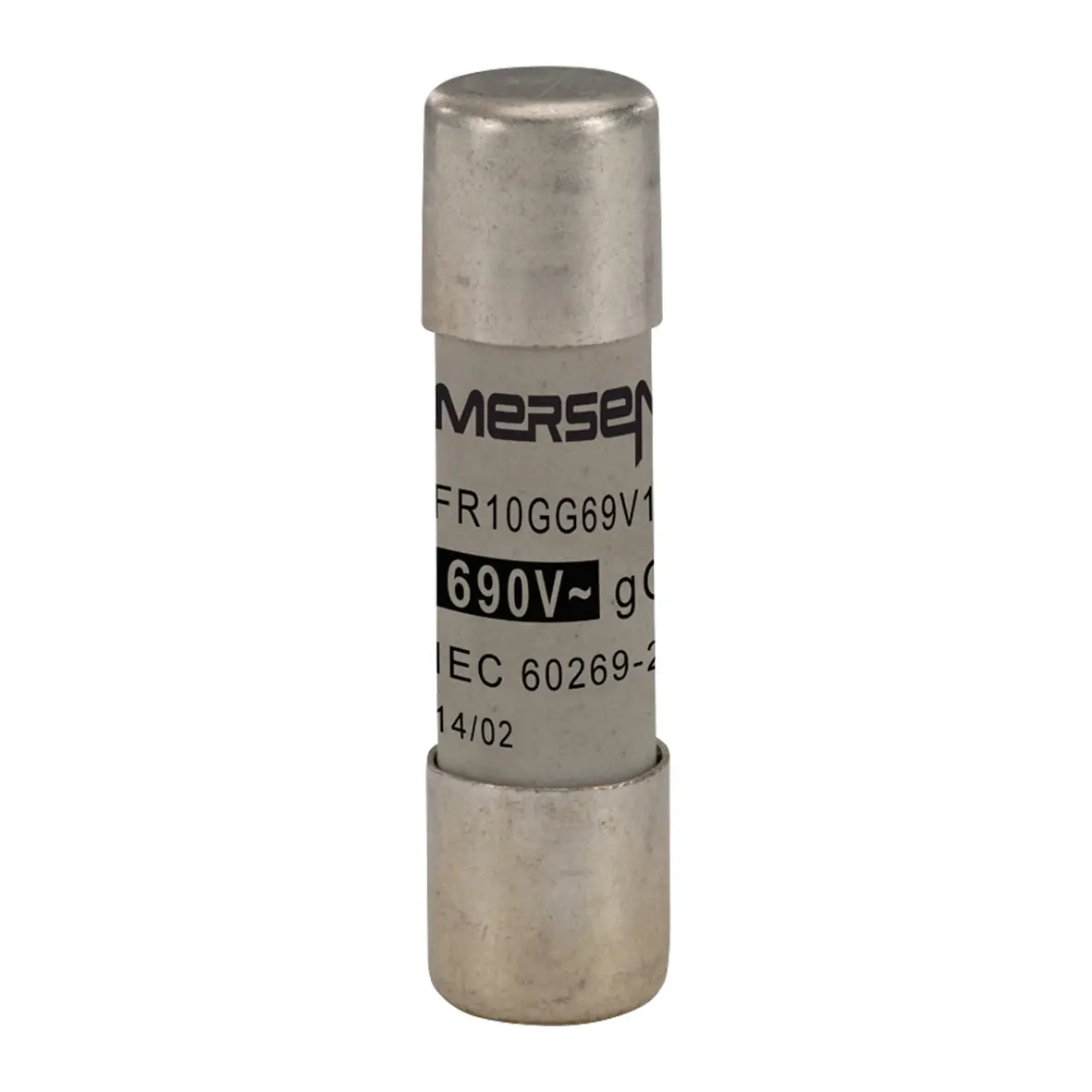 Produktfoto 1 von Mersen Ferrule fuse-links Patronensicherung gG / 1 A 10 x 38 mm 690 V ac Keramik