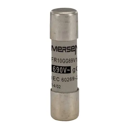 Produktfoto 1 von Mersen Ferrule fuse-links Patronensicherung gG / 1A 10 x 38 mm 690V ac Keramik