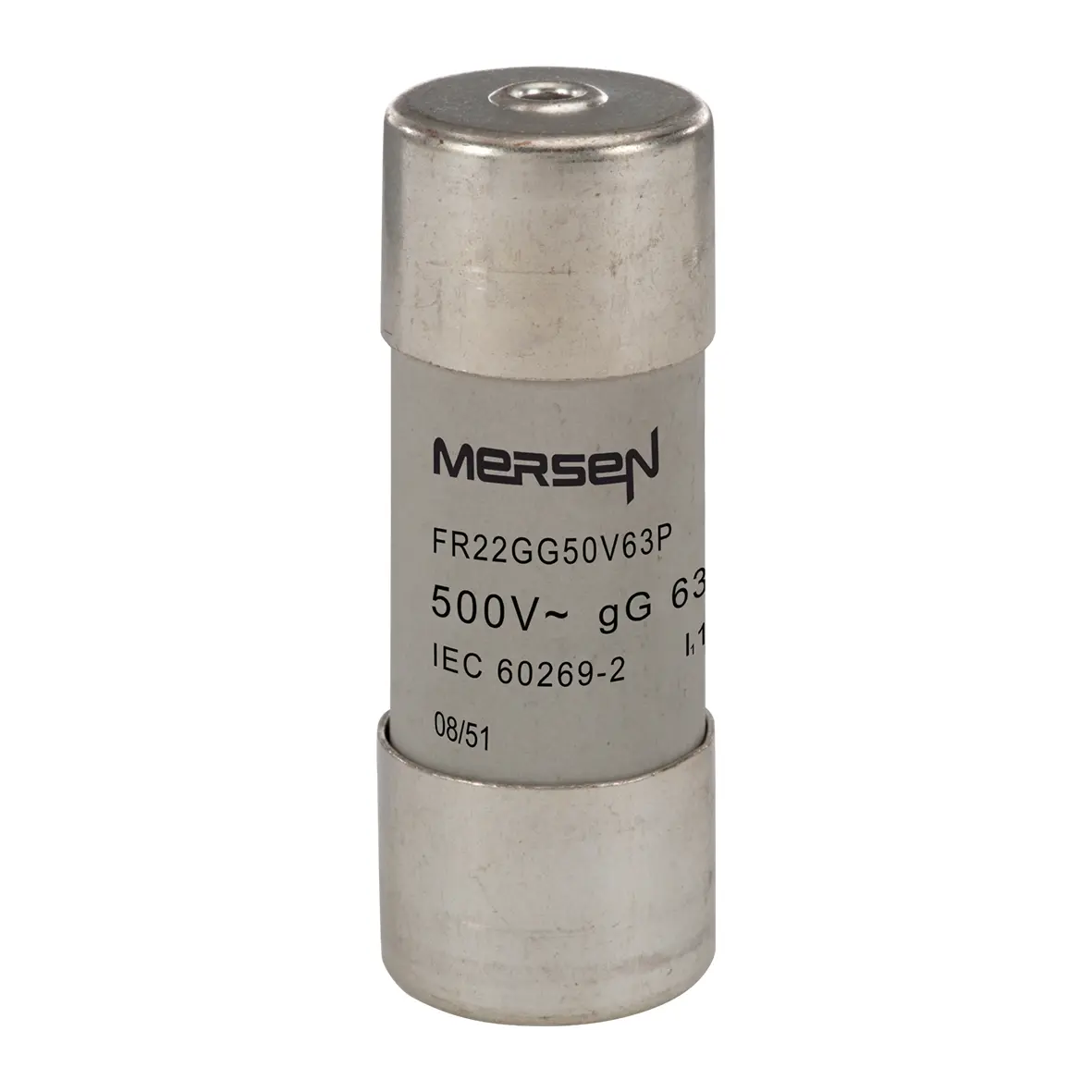 Mersen Ferrule fuse-links Patronensicherung gG / 63 A 22.2 x 58 mm 500 V ac Keramik