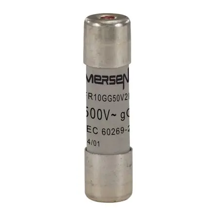 Produktfoto 1 von Mersen DS-LFCY10GG-07-0516_EN Patronensicherung gG / 2A 10 x 38 mm 690V ac Keramik Stromverteilung Schaltkreise und