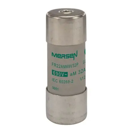 Produktfoto 1 von Mersen Ferrule fuse-links Patronensicherung AM / 32A 22.2 x 58 mm 690V ac Keramik