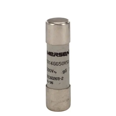 Produktfoto 1 von Mersen Ferrule fuse-links 14x51 gG 500 to 690VAC Patronensicherung gG / 50A 14 x 51 mm 500V ac Keramik
