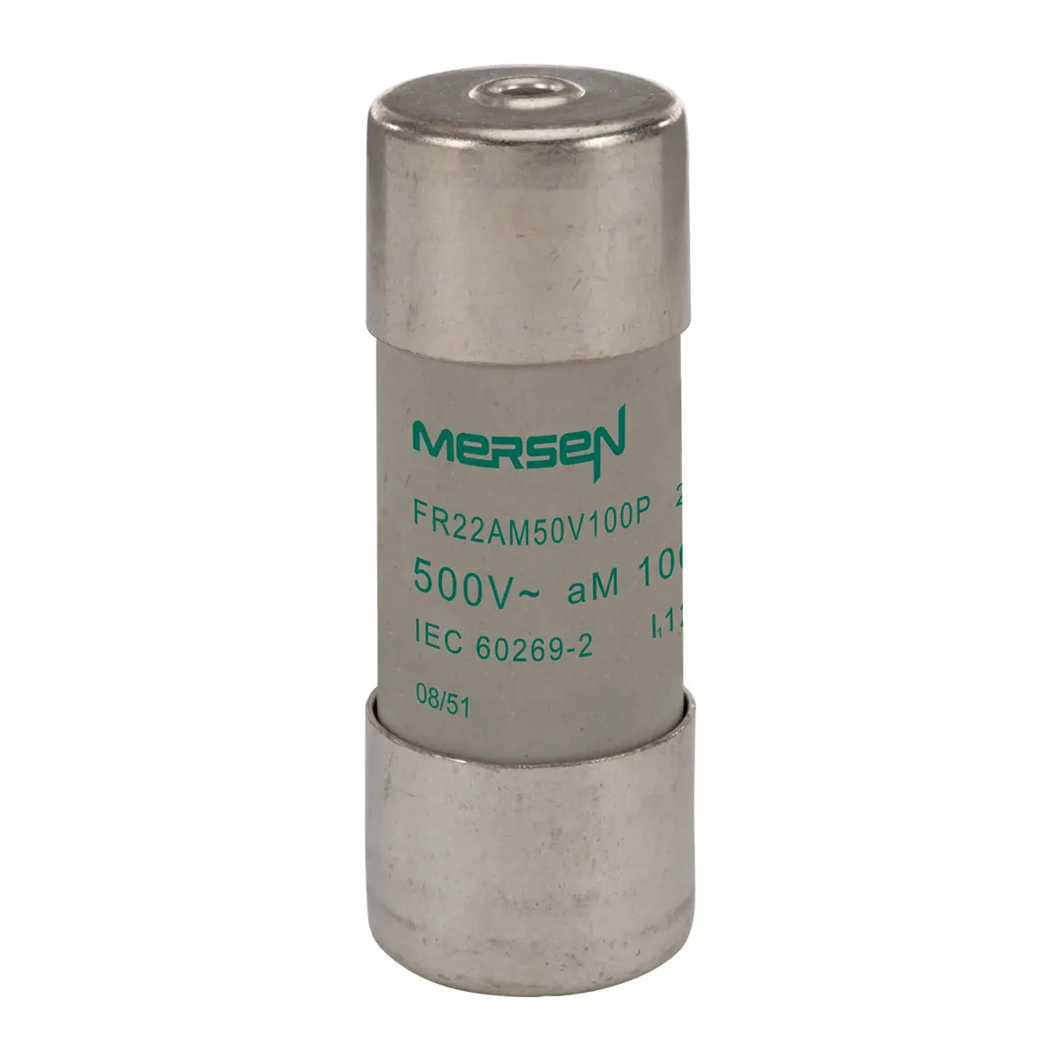 Produktfoto 1 von Mersen Ferrule fuse-links Patronensicherung AM / 100 A 22.2 x 58 mm 500 V ac Keramik