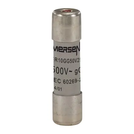Produktfoto 1 von Mersen Ferrule fuse-links Patronensicherung gG / 25A 10 x 38 mm 500V ac Keramik
