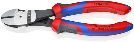 Produktfoto 1 von Knipex Knipex Kraft-Seitenschneider 180 mm, Schneidleistung 3.8mm