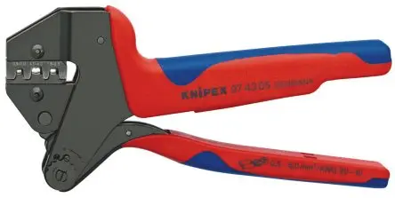 Produktfoto 1 von Knipex Crimp-Werkzeug für Nicht isolierte Ringklemmen, 200mm