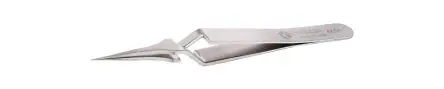 Produktfoto 1 von ideal-tek Edelstahl Pinzette, 107mm, Spitze Gerade, Extrafein, Sehr Fein Antimagnetisch 1-teilig