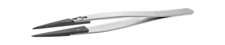 Produktfoto 1 von ideal-tek Edelstahl Pinzette, 135mm, Spitze Fein, Gerade Antimagnetisch 1-teilig ESD-Sicherheit