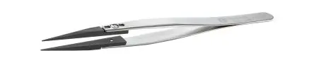 Produktfoto 1 von ideal-tek Edelstahl Pinzette, 140mm, Spitze Gerade, Fein Antimagnetisch 1-teilig ESD-Sicherheit