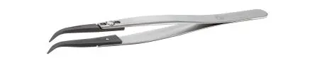 Produktfoto 1 von ideal-tek Edelstahl Pinzette, 135mm, Spitze Gebogen, Fein Antimagnetisch 1-teilig ESD-Sicherheit