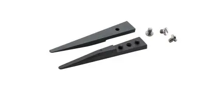 Produktfoto 1 von ideal-tek Zirkoniumoxidverstärktes Aluminium Pinzettenspitzen, 40 mm, Spitze Fein, Gerade 5-teilig ESD-Sicherheit