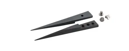 Produktfoto 1 von ideal-tek Zirkoniumoxidverstärktes Aluminium Pinzettenspitzen, 50 mm, Spitze Gerade, Fein 5-teilig ESD-Sicherheit