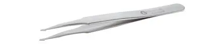 Produktfoto 1 von ideal-tek Edelstahl Pinzette, 120mm, Spitze Fein, Gerade Antimagnetisch 1-teilig