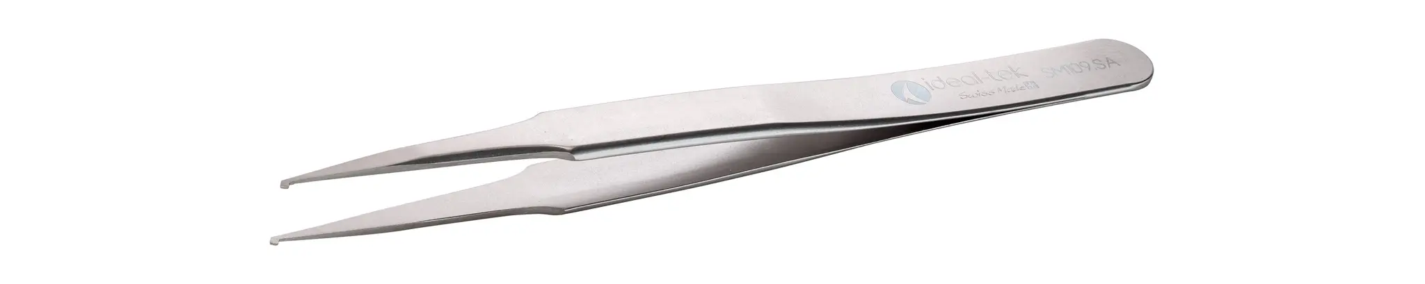 Produktfoto 1 von ideal-tek SM109.SA.1 Edelstahl Pinzette, 120 mm, Spitze Gerade Antimagnetisch