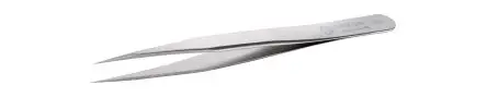 Produktfoto 1 von ideal-tek Edelstahl Pinzette, 120mm, Spitze Gerade, Fein Antimagnetisch 1-teilig