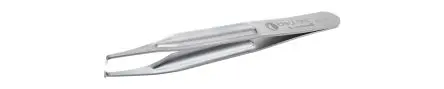 Produktfoto 1 von ideal-tek Edelstahl Pinzette, 100mm, Spitze Abgewinkelt 1-teilig