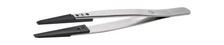 Produktfoto 1 von ideal-tek Edelstahl Pinzette, 130mm, Spitze Gerade, Flach Antimagnetisch 1-teilig ESD-Sicherheit