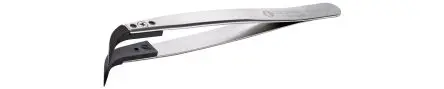Produktfoto 1 von ideal-tek Edelstahl Pinzette, 120mm, Spitze Gebogen, Fein Antimagnetisch 1-teilig ESD-Sicherheit