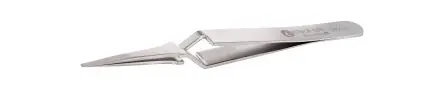 Produktfoto 1 von ideal-tek Edelstahl Pinzette, 120mm, Spitze Rund, Sehr Fein, Flach, Gerade Antimagnetisch 1-teilig ESD-Sicherheit