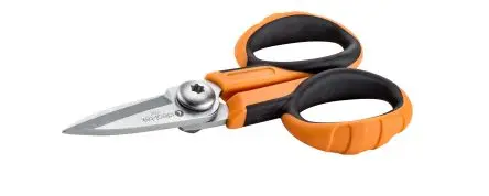 Produktfoto 1 von ideal-tek Schere Chrom Stahl 138 mm Nylon mit 30 % Glasfaser-Griff Drehpunkt einstellbar