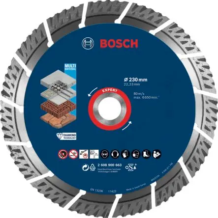 Bosch Best for Universal Diamant Ø 230 mm / Stärke 2.4 mm 1 pro Paket