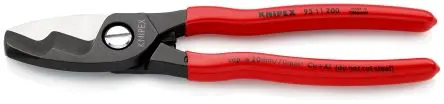 Produktfoto 1 von Knipex Knipex Doppelte Schneide Kabelschneider Schließer (NO) 200mm / Backen 0mm, Schneidleistung 20 mm