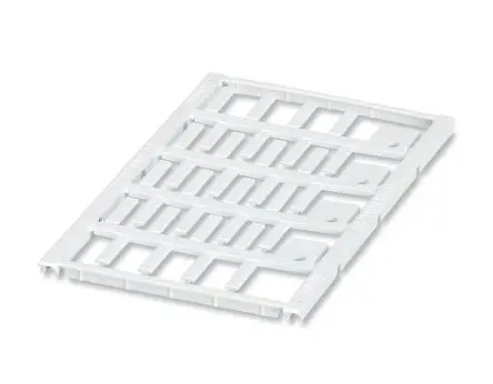Produktfoto 1 von Phoenix Contact UC-WMT Kabelmarkierung, Beschriftung: Blind, Weiß, Ø 0.6 mm - 5 mm, 4 mm x 15mm