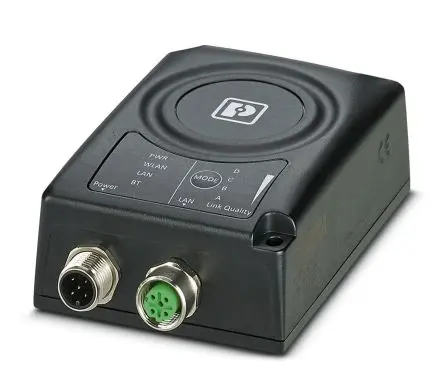 Produktfoto 1 von Phoenix Contact WLAN-Modul 24 V dc WPA-PSK, TKIP, 802.11i-PSK, AES WLAN, Bluetooth