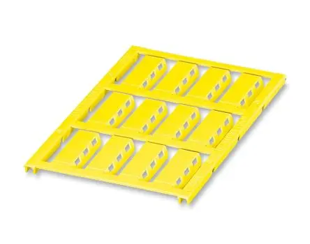 Produktfoto 1 von Phoenix Contact UC-WMTBA Kabelmarkierung, Beschriftung: Blind, Gelb, Ø 6 mm - 6 mm, 29 mm x 13.5mm
