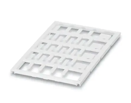 Produktfoto 1 von Phoenix Contact UC-WMT Kabelmarkierung, Beschriftung: Blind, Weiß, Ø 0.6 mm - 10 mm, 4 mm x 12mm