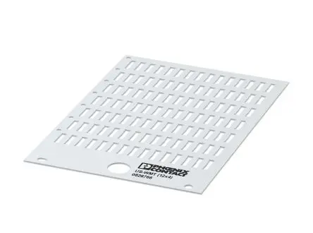 Phoenix Contact US-WMT Kabelmarkierung, Beschriftung: Blind, Weiß, Ø 0.6 mm - 10 mm, 18 mm x 27mm