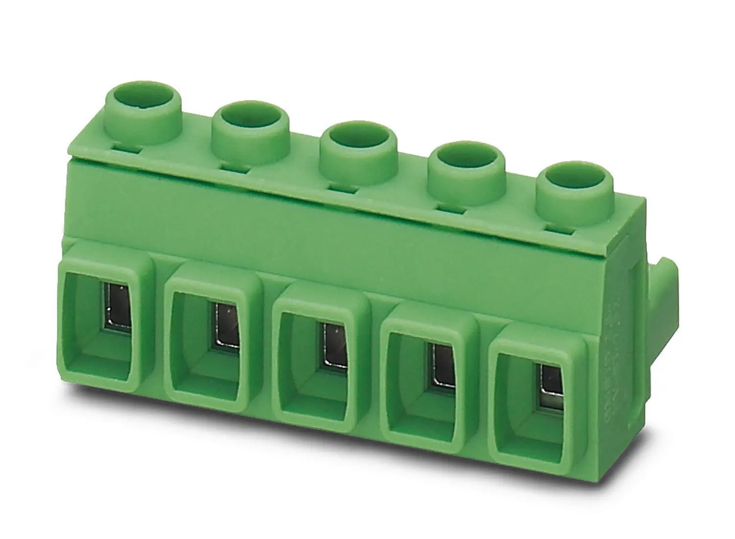 Produktfoto 1 von Phoenix Contact 08, MK3DS 3/ 2-5 Steckbarer Klemmenblock Steckverbinder 3-Kontakte 7.62mm-Raster Gerade